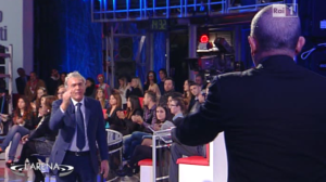 Massimo Giletti a l'Arena discute con il consigliere Crocetta.