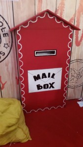 La Mail Box all'interno della quale i bambini possono inserire la lettera per Babbo Natale