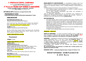 Palavesuvio, programma 3° Coppa Campania
