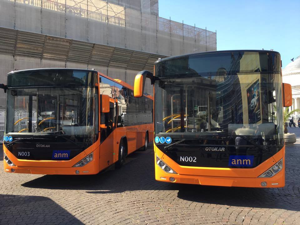 Napoli, nuovi bus ANM a basso impatto ambientale in ...