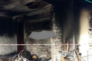 appartamento in fiamme a Pomigliano