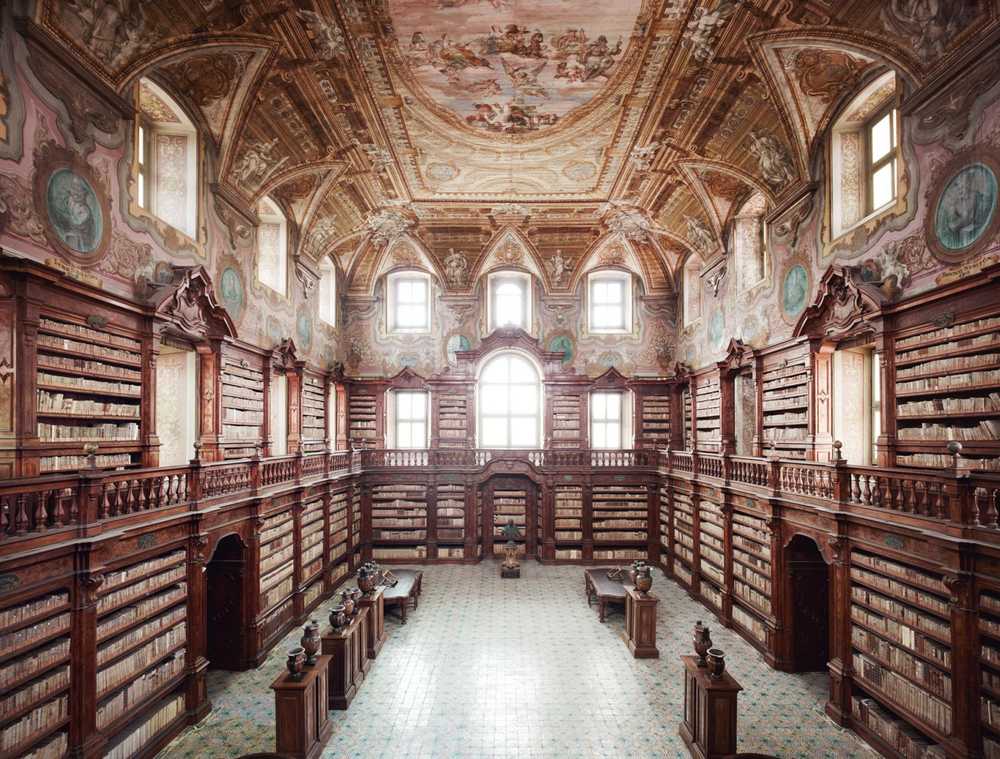Royal Palace - National Library of Naples - Italy