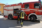 sarno incendio nel comune