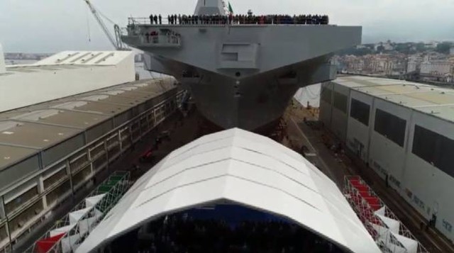 nave trieste Mattarella