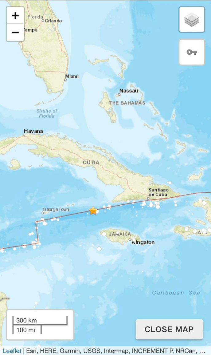 terremoto ai caraibi