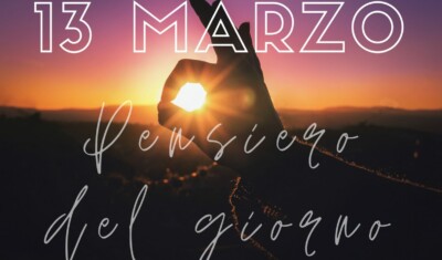 il pensiero del giorno