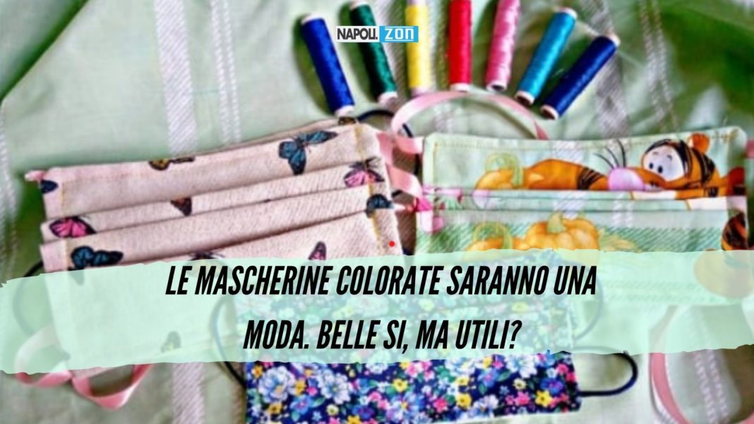 Mascherine colorate, dal 4 maggio diventeranno moda ...