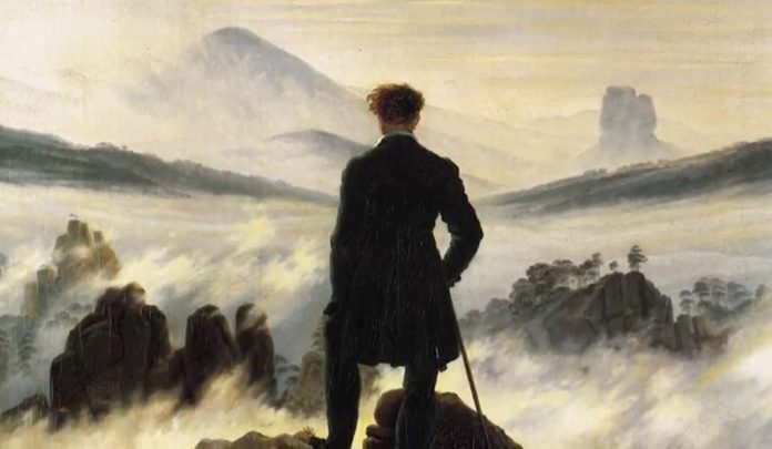 La natura si ribella - Il viandante sul mare di nebbia - Napoli ZON