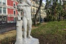 villa comunale di Napoli statua giovane Fauno