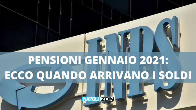 Inps pagamento pensioni gennaio 2021