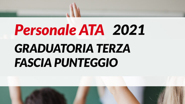 Terza ata fascia graduatorie presentare reclamo ricorsi