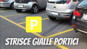 strisce gialle portici