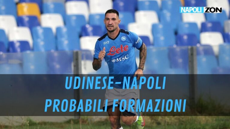 Probabili formazioni Udinese Napoli