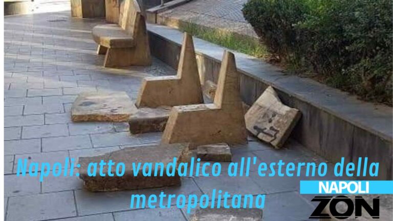 Atto vandalico a Napoli