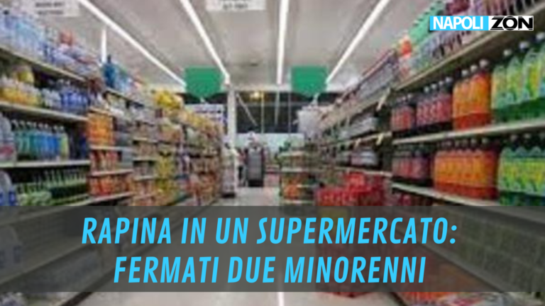 rapina in un supermercato