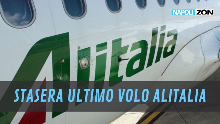 ULTIMO VOLO ALITALIA