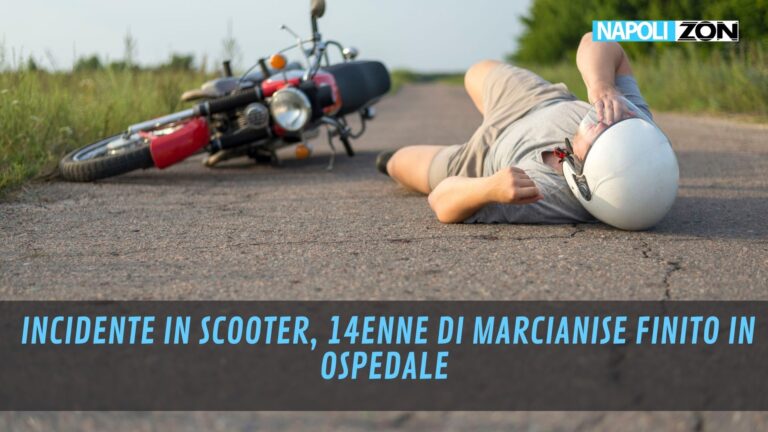 Incidente scooter 14enne Marcianise