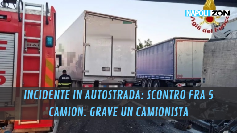 scontro fra camion