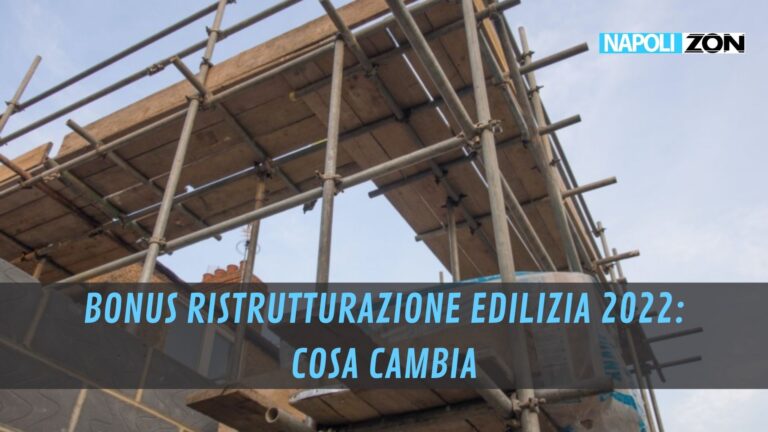 BONUS RISTRUTTURAZIONE EDILIZIA 2022