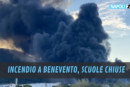Incendio a Benevento