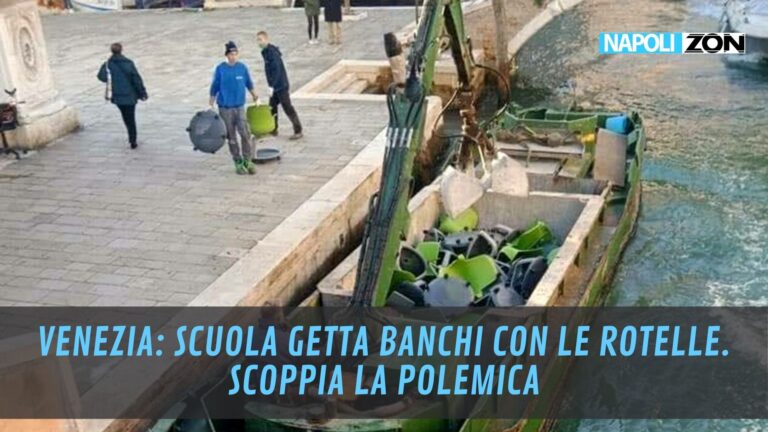 Venezia: scuola butta banchi con le rotelle