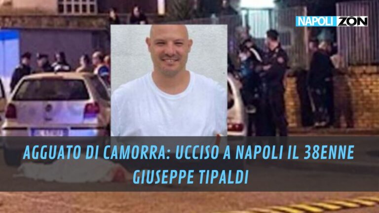 Agguato di camorra a Napoli Giuseppe Tipaldi