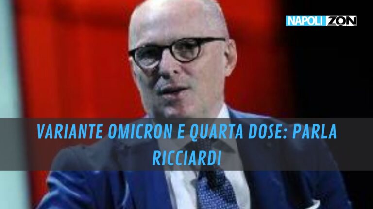 Variante omicron e quarta dose-Ricciardi