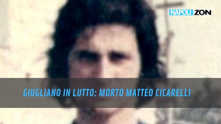Giugliano in lutto, morto Matteo Ciccarelli