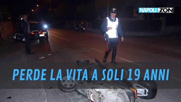 TRAGEDIA IN CAMPANIA 19ENNE SCOOTER