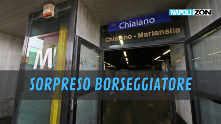 Sorpreso borseggiatore