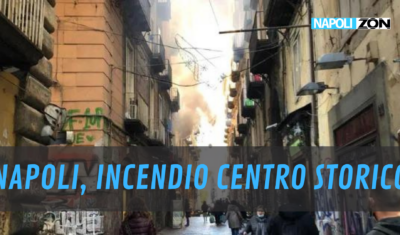 rosticceria in fiamme