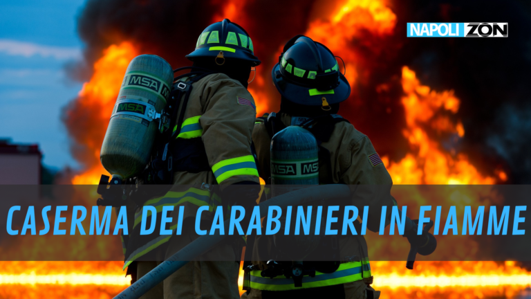 incendio caserma dei carabinieri