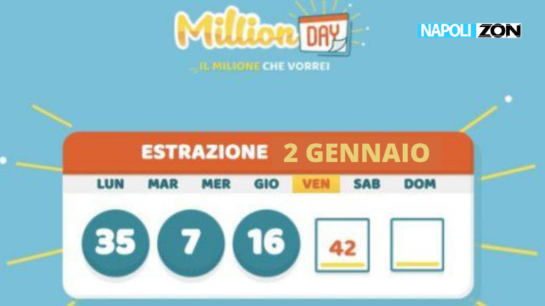 ultima estrazione million day