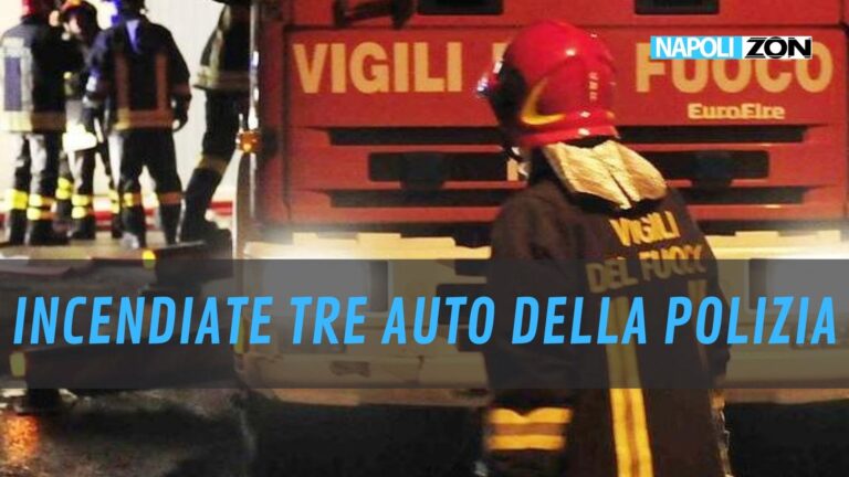 Incendiate tre auto della Polizia Municipale