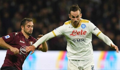 Napoli Salernitana calcio: si gioca