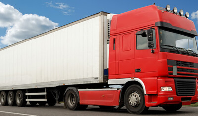 camion precipita in una scarpata