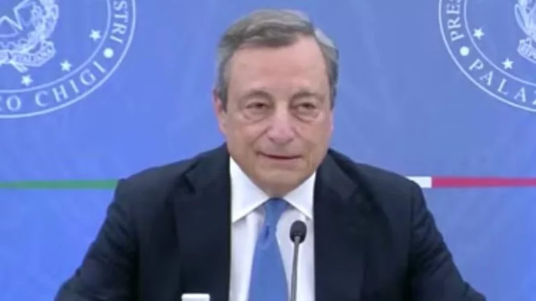 Draghi, conferenza stampa