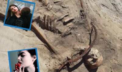 SCHELETRO DONNA VAMPIRO POLONIA