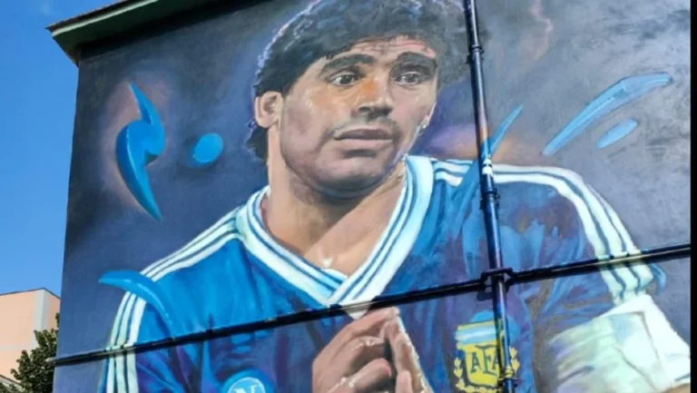 Murales di Maradona a Pompei