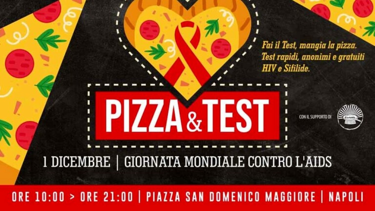 pizza&test iniziativa contro l'AIDS