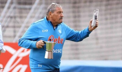 Starace saluta il Napoli