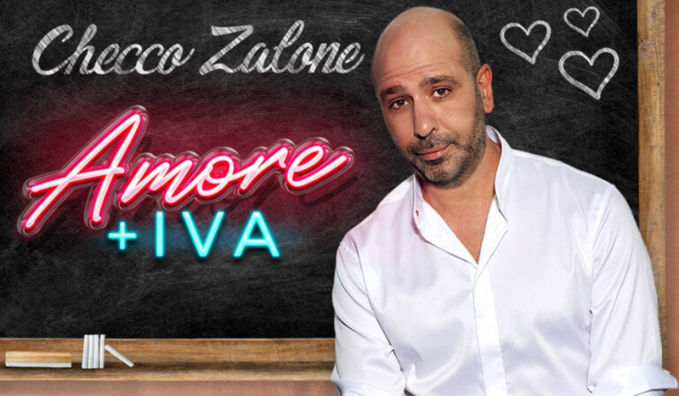 Checco Zalone Virginia raffaele, Checco Zalone con lo spettacolo Amore + Iva