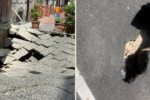 Voragini in strada a Napoli