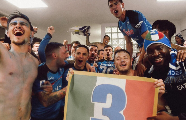 Ritorno calciatori Napoli