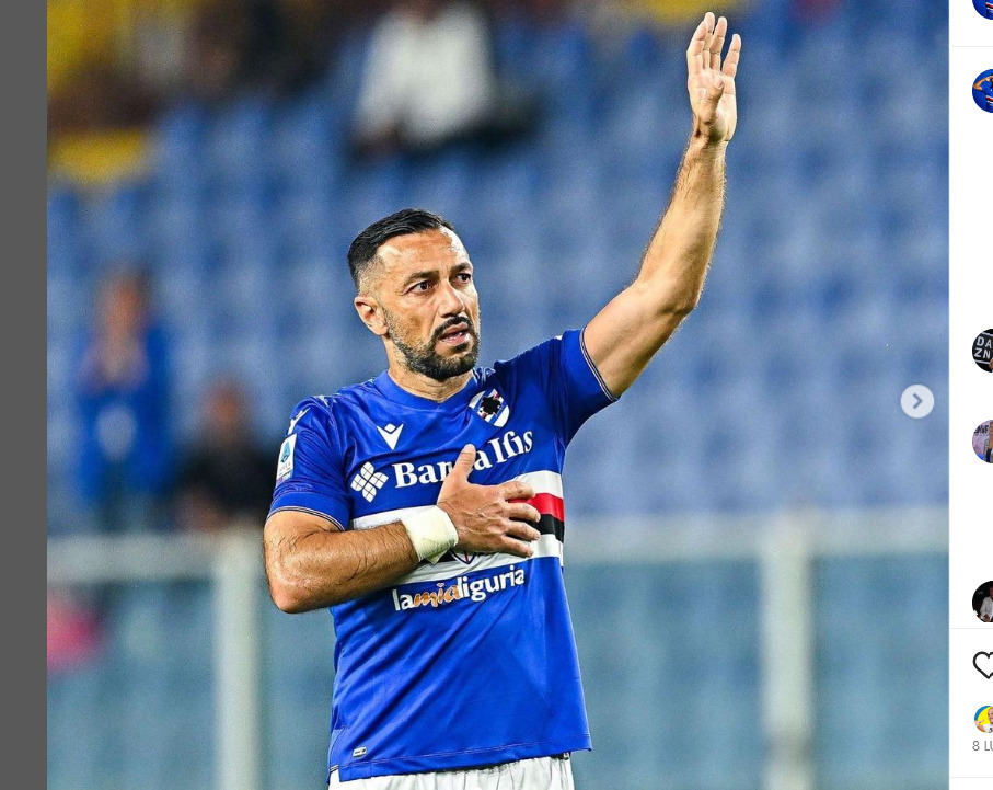 Fabio Quagliarella si ritira, l'attaccante lascia il calcio a 40 anni