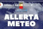 allerta meteo Napoli, Allerta meteo domani Campania