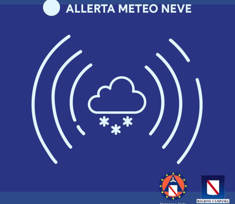 Allerta meteo neve Campania