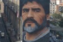 Murale di Maradona demolito