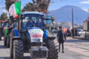 La protesta dei trattori a Napoli