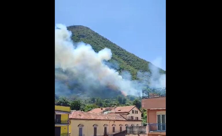 Incendio Monte Pendolo Gragnano